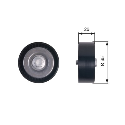 GATES T36414 DriveAlign&amp;reg; Rola ghidare/conducere, curea transmisie foto