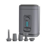 Pompa de aer reincarcabila electrica , ultra usoara, 3 in 1, pentru umflat dezumflat saltele, vidat, portabila, reincarcare USB, Oem