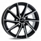 Jante DAEWOO AVEO 6.5J x 16 Inch 5X105 et41 - Alutec Singa Diamant-schwarz-frontpoliert - pret / buc