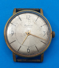 Obiect vechi de colectie 1960 RAKETA - Made in USSR - ceas de mana placat cu Aur foto