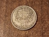 C50 - Moneda foarte veche - Portugalia ante euro - 50 centavos - 1963
