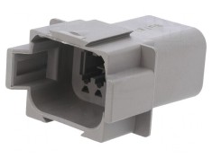 Conector cablu PX0 mufă tată 8 pini gri IP68