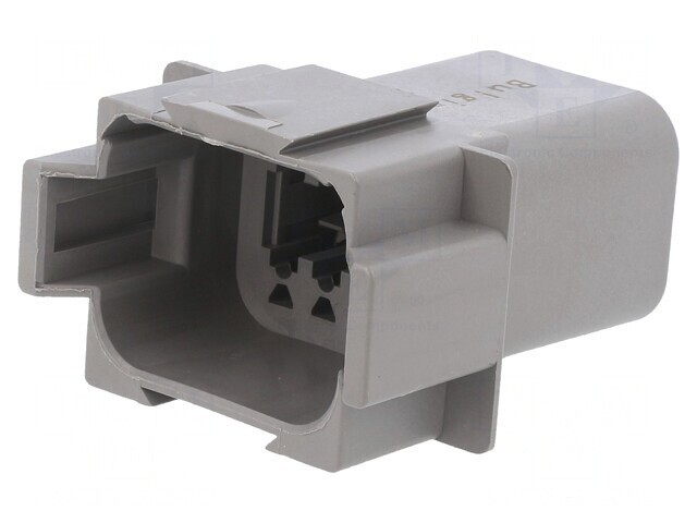 Conector cablu PX0 mufă tată 8 pini gri IP68