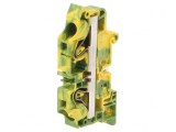 Conector de Șine Galben-Verde 0.5-10mm2 2 Borne, TE Connectivity