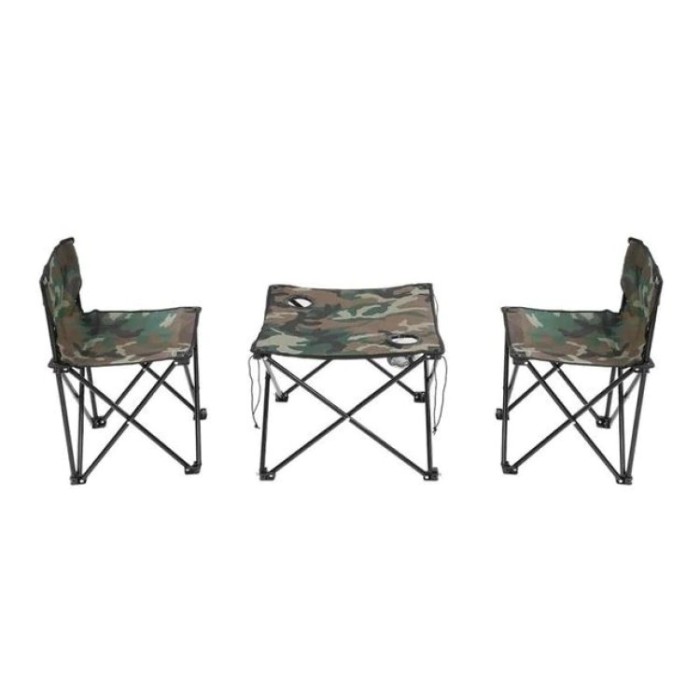 Set masa si scaune pentru camping picnic, pescuit sau plaja