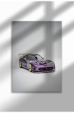 Poster p&acirc;nză ne&icirc;nrămat cu supermașină - Imprimare digitală - 2016 Viper ACR 04 | A4 (21 x 29.7 cm)