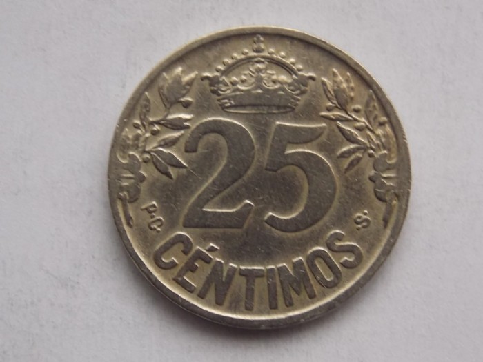 25 CENTIMOS 1925 SPANIA