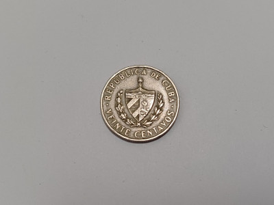 Cuba- 20 Centavos 1962 foto