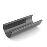 Jgheab din Plastic Grafit 2m, Sistem Pluvial 75 pentru Casa Ta