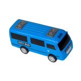 Autobuz oras, 12x4x5 cm, Albastru, plastic, ATU-089445, Oem