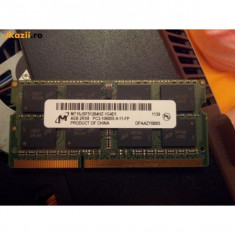 Memorie laptop Micron 4 GB DDR3 PC3-10600 , 1333 Mhz