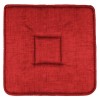 Perna pentru Scaun, Model Fără Fermoar, Culoare Roșie, Mărime 39x39x3 cm, Compoziție 65% Bumbac - 35% Poliester, Oem