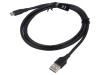 Cablu Vention USB 2.0 A la Micro B, 1.5m, Negru, Suport 2A, Viteza 0.48Gbps, Dublu Ecranat, PVC, Model CTIBG