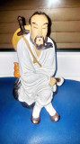 D131-Statuieta China veche- Samurai cu sabie.