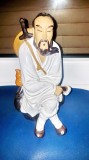 Statueta China Antica Samurai cu Sabie, 23cm, Colectie, Decor Oriental