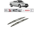 Cumpara ieftin Set 2 stergatoare AUDI A4 B6 Convertible (8H7) 2002-2005, Tip Clasic Standard, Bosch Twin