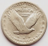 226 USA SUA Statele Unite 25 cents 1929 quarter &frac14; Dollar km 145 argint, America de Nord