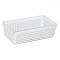 Coș Depozitare Plastic, Transparent, 2.3L, Perforat