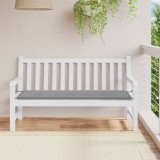 vidaXL Pernă de bancă de grădină, gri, 150x50x4 cm, textil oxford