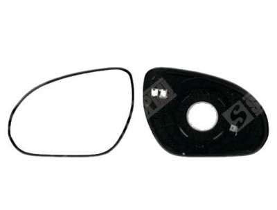 Geam oglinda Hyundai I30 (Fd), 03.2007-03.2012 (exceptie modelele fabricate in Cehia) partea stanga BestAutoVest crom asferica cu incalzire foto