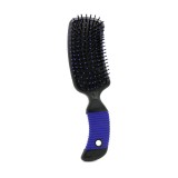 Perie de par, curbata, Global Fashion, 8585, negru/albastru