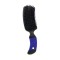 Perie de par, curbata, Global Fashion, 8585, negru/albastru