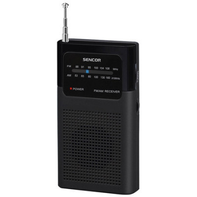 Mini radio portabil FM / AM Sencor negru foto