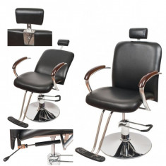 Scaun Profesional Coafor Reglabil Dotari Salon London 8829 foto