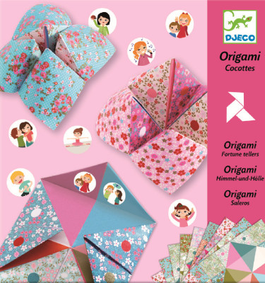 Initiere origami roz Djeco foto