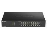 SWITCH D-LINK SMART 16 porturi Gigabit carcasa metalica, rackabil,