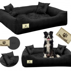 Pat pentru câini PRESTIGE playpen 145x115 cm impermeabil negru
