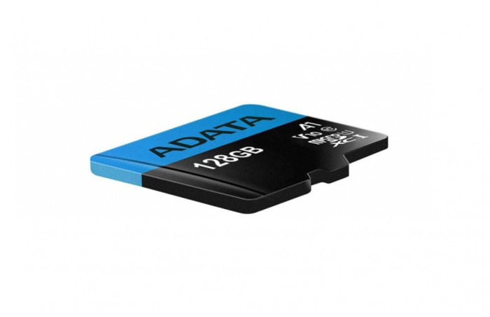CARD MicroSD ADATA, 128 GB, MicroSDXC, clasa 10, standard UHS-I U1, &quot;AUSDX128GUICL10A1&quot; (timbru verde 0.03 lei)
