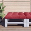 VidaXL Pernă pentru paleți, roșu vin, 80x80x12 cm, material textil