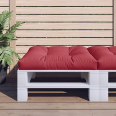 vidaXL Pernă pentru paleți, roșu vin, 70x70x12 cm, material textil