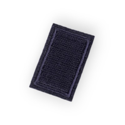 Petic textil termoadeziv pentru haine Crisalida, 2,3 x 3,3 cm, Bleumarin foto