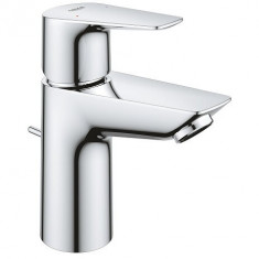 Baterie lavoar monocomanda S, cu ventil pop-up, crom, Grohe BauEdge