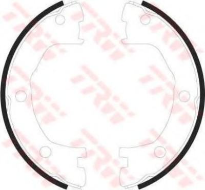 Set saboti frana, frana de mana IVECO DAILY IV caroserie inchisa/combi (2006 - 2012) TRW GS8440 foto
