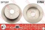 Disc frana LEXUS RX (MHU3, GSU3, MCU3) (2003 - 2008) TRW DF7257