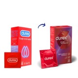 Prezervative Feel Intimate, 12 bucati, Durex