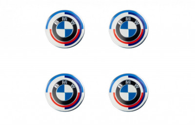 Set Emblema Janta BMW M 50 Ani, 55mm foto