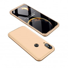 Husa Telefon Plastic Apple iPhone X iPhone XS 360 Full Cover Gold