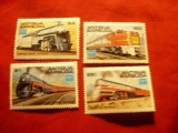 Serie Antigua si Barbuda 1985 Locomotive , 4 valori