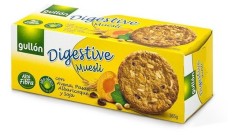 BISCUITI DIGESTIVI MUESLI&amp;OVAZ,STAFIDE&amp;CAISE 230GR