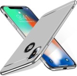 Husa iPhone X MyStyle Elegance Luxury 3in1 Argintiu, protectie completa, anti-zgarieturi, slim, MyStyle