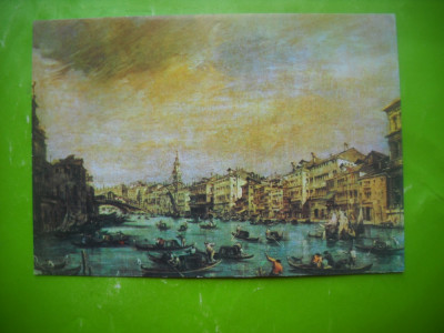 HOPCT 52535 CANAL GRANDE-FRANCESCO GUARDI1712-1793 -CP PICTURA -NECIRCULATA foto