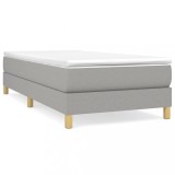 Cumpara ieftin Cadru de pat fara saltea, gri deschis, 80x200 cm, textil