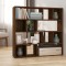 vidaXL Bibliotecă/Separator de cameră, stejar maro, 105x24x102 cm