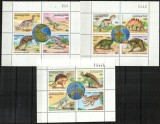 Cambodge 1996 - Fauna preistorica, dinozauri, serie blocuri neuzate