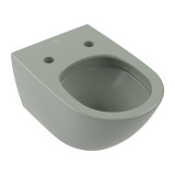 Cumpara ieftin Vas wc suspendat, Villeroy &amp; Boch, Antao, rimless, cu TwistFlush, verde mat