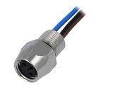 Conector M8 Mamă 3 PIN cu Cablu 0.5m